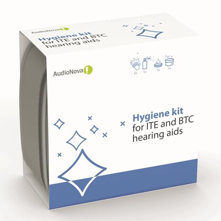AudioNova - rengöringskit för ITE- och RIC-hörapparater